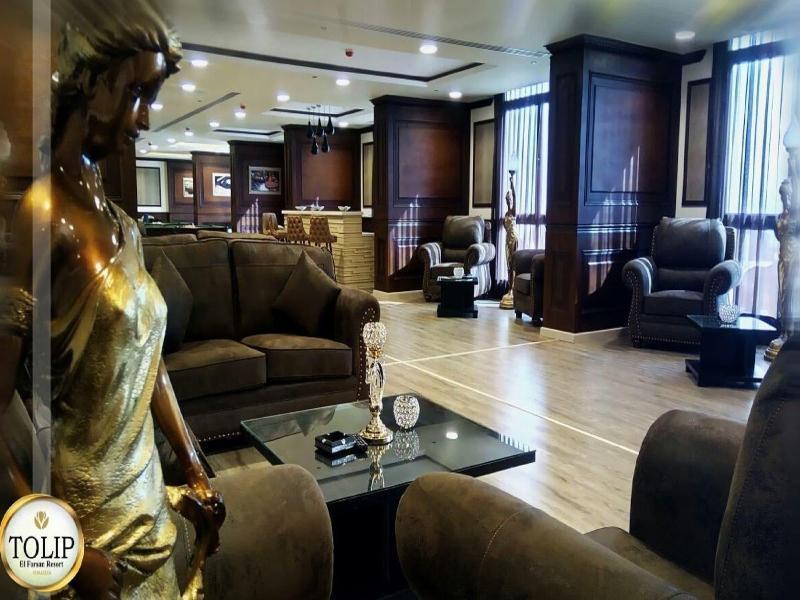 Tolip El Forsan Hotel Iszmáilija Kültér fotó The Tulip Lounge at Bole International Airport
