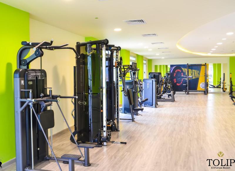 Tolip El Forsan Hotel Iszmáilija Kültér fotó The gym at the hotel